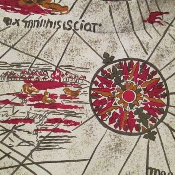 Rena Rowan For Saville Nautical Blouse Sz 12 - Picture 6 of 6